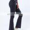 Wholesale Nude High Waist Back Pocket Flared Yoga leggings Peach Hip Wide Leg Sports Gym Pants For Women Active Exercise Wearn