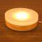 Wholesale Creative Solid Luminous Usb 3d Lamp Wood Led Night Light Base For Illusion decorative lighting