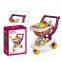Supermarket Play Set with Plastic Shopping Trolley Cart