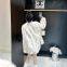 A high-end and stylish fox-fur fur coat for young women, an eco-friendly winter one-piece fur coat that is a bestseller
