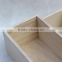 2016 China supply high quaility big size paulownia wooden food or small thing storage box without lid of 2 set
