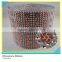 30 Rows Silver Plastic Base Rhinestone Mesh Wrap Net 10 Yards Loose Flatback