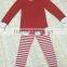 Hot Seling deer Pajamas Long Sleeve Kids Nightwear Princess Pajama Boutique Children Clothing Set Christmas Outfits