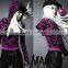 Ladies Sexy Fashion Zip Up Leopard Pattern Print Short Slim Fitted Hoodies for Women