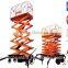 1.35~18m, 0.3 ton electric scissor lift /small scissor lift /hydraulic scissor car lift