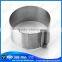 Adjustable rounded stainless steel cookie cutter