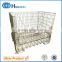 welded metal steel wire mesh storage cage backet