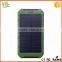 Latest Metallic 2.0a portable portable power bank/solar charger with Gift Packing