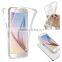 Front Transparent TPU Soft Touch Case full body protective Clear Cover for Samsung Galaxy S7 edge