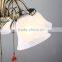 Best Metal Material Glass Lampshade Outdoor Ceiling Fan With Light