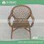 Cheap patio balcony furniture outdoor rattan bistro chair with indonesia style