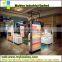 customized shopping centre wooden sunglass display showcase