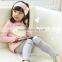 Korean girl clothing children clothing girls coat with leggings hairband 3 piece 2015 fashion girls clothing