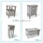Industrial metal wooden cabinet side tables for living room