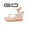 GDSHOE China women cheap high heel platform sandals