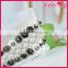 wholesale special fashion white pearl beaded lace trim WTP-1344