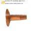 custom solid copper rivet