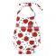 strawberry print baby infant clothing bubble romper girl romper