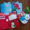 Customized 3D handmade snowman christmas greeting card with Snow Bros