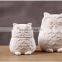 night owl animal ceramic craft porcelain jar for storage