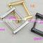 New Design Rectangle shape metal bag buckle for suitcase with high quality