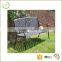 Outdoor Rush and Weather Resistant patio solid construdction garden cast aluminum glider bench