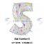 New Design 40Inch Star Number Balloon Helium Foil Balloon