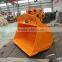 excavator batter mud bucket, tilting bucket ISO approved