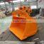 excavator tilting cleaning bucket, tilting mud bucket for sale