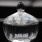 New Product Crystal Glass Sugar Bowl With Lid Table Decoration