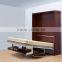 Space saving wooden murphy bed verticle hidden wall bed double murphy folding bed with bookcase and desk                        
                                                Quality Choice