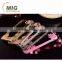 Bling shining butterfly flower metal frame with diamonds around Cell phone case for iPhone 6 / 6 plus