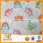 100% cotton printed baby muslin cloths fabric