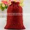 New design natural cheap jute drawstring bags china supplier                        
                                                                                Supplier's Choice