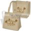 Custom High Quality Enviro-shopper Non Woven Tote Bag With Matching Covered Cardboard Bottom Insert