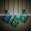 Cube Glow Locket Glowing Jewelry Necklace Glow in the Dark Jewelry