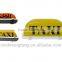12V Taxi Roof Top Light Orange Taxi Top Magnet Base Roof Sign