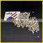 Wholesale small size white glass material point back rhinestone chaton for jewelry