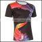 Wholesale custom 3d printing of men's t-shirt and tshirt screen printing and tshirt printing with round neck