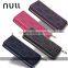 Leather wallet with coin slot and phone pocket the woman wallet