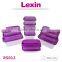 stackable plastic storage box with handle