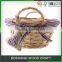 China Cheap Natural Handle Willow Storage Basket