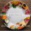 Linyi Hongshun Porcelain Co.,Ltd.Color Band Porcelain Plate
