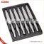 Hot selling high quality stainless steel serrated steak knife set