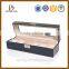 cosmetic leather cases customized design box printed folding style