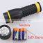 7LED Rubber Flashlight emergency light