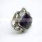 Sugilite Cushion 925 Sterling Silver Ring, Purple Sugilite Gemstone Oxidized Ring, Designer Nepali Silver Handmade Ring