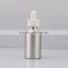 red grey natural color aluminum dropper bottle with glass dropper for smoking oil                        
                                                                                Supplier's Choice