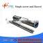 Bimetallic parallel twin/double screw and barrel for plastic extruder