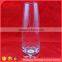 China manufactory different types home decor clear glass tall floor vases